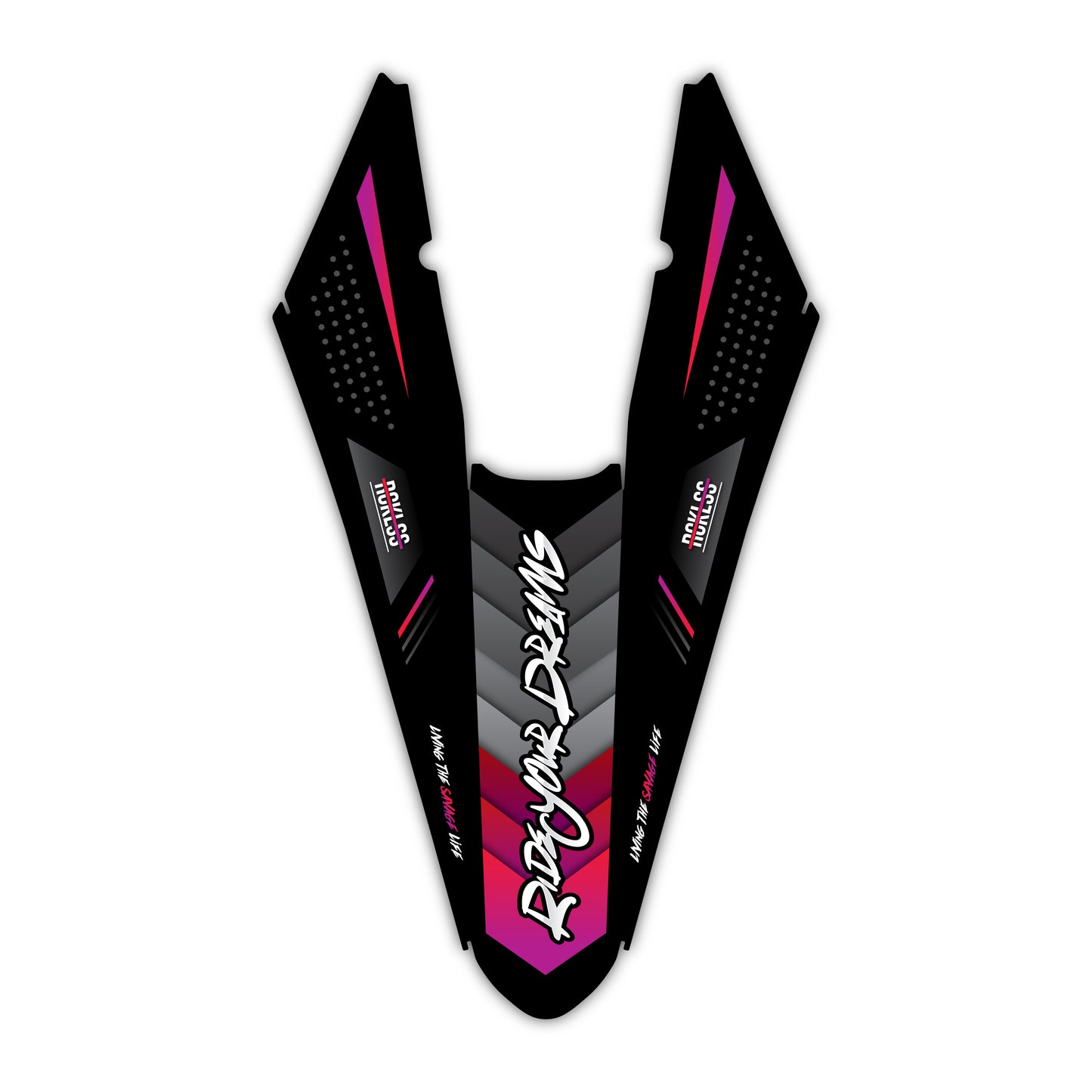 Rear Fender Graphics Kit - Fits GasGas MC 85, MC 125, MC 250F, MC 450F, EX 250F, EX 300, EC 250, EC 300