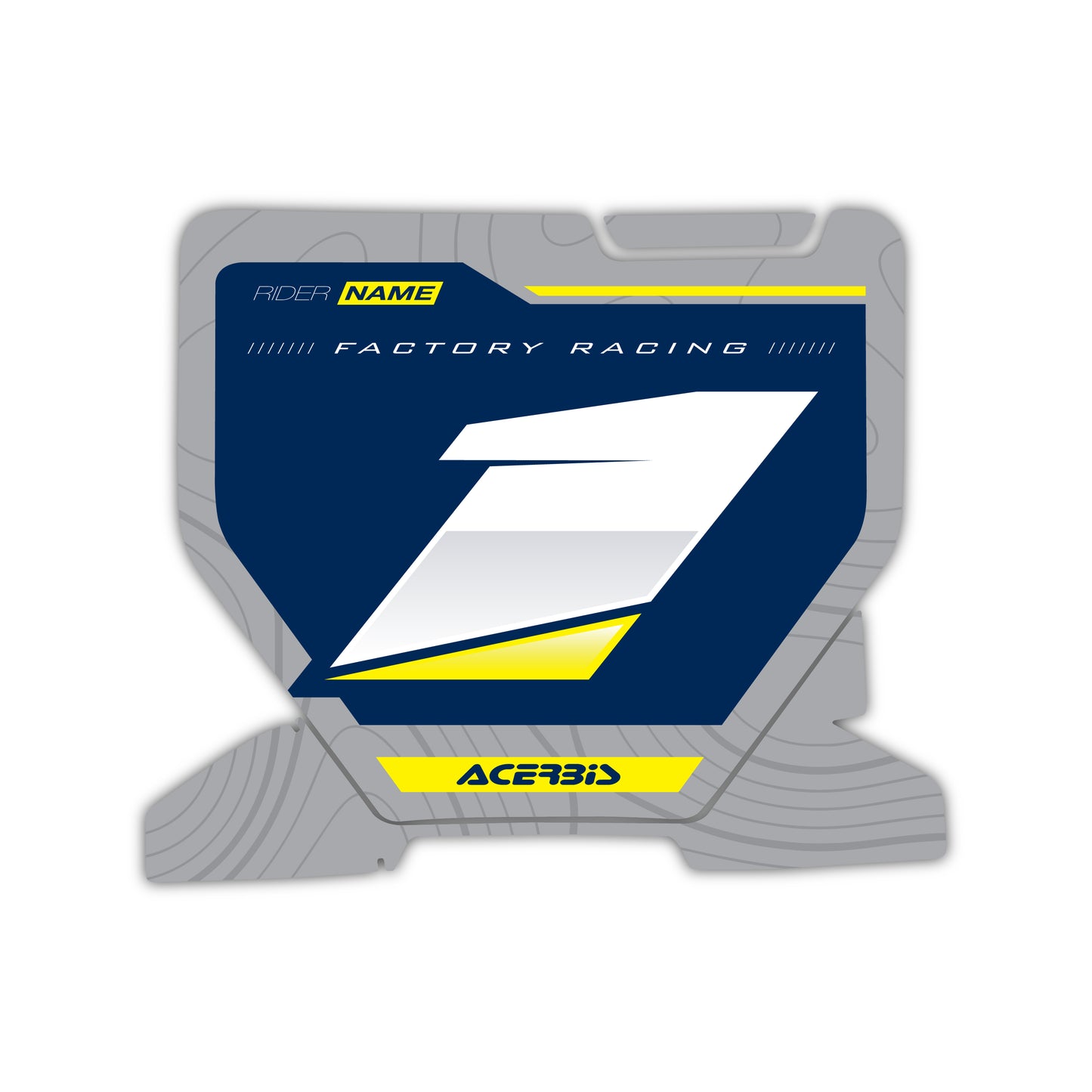 Front Number Plate Graphics Kit - Fits Husqvarna TC 85, TC 125, FC 250, FC 350, FC 450, TE 300, FE 250, FE 350, FE 501
