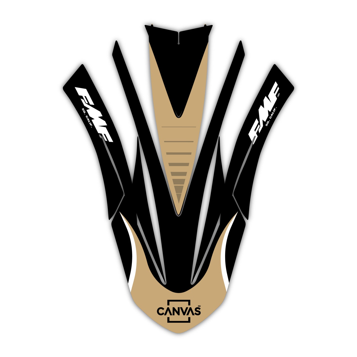 Front Fender Graphics Kit - Fits Kawasaki KX65, KX85, KX250, KX250F, KX450F, KX450X