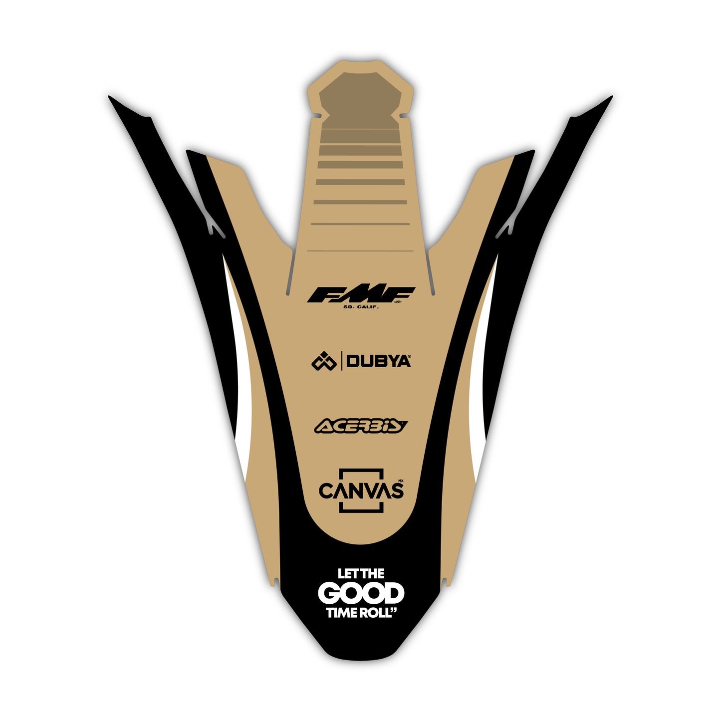 Rear Fender Graphics Kit - Fits Kawasaki KX65, KX85, KX250, KX250F, KX450F, KX450X