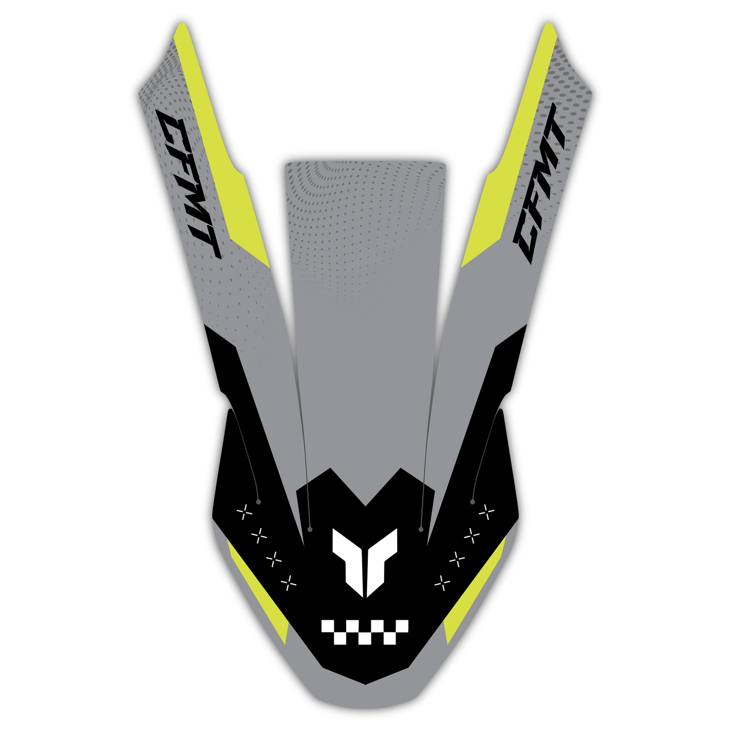 Upper Front Fender Mudguard Graphics Kit - Fits CF Moto 450 MT 2024-2025