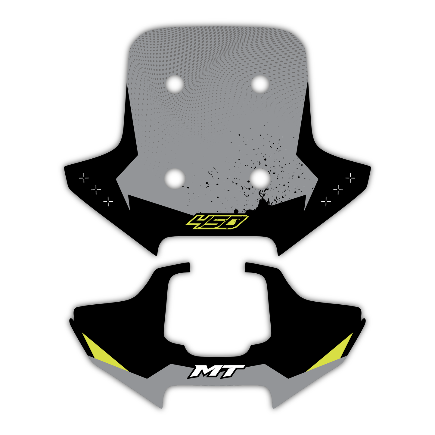 Windshield Graphics Kit - Fits CF Moto 450 MT 2024-2025