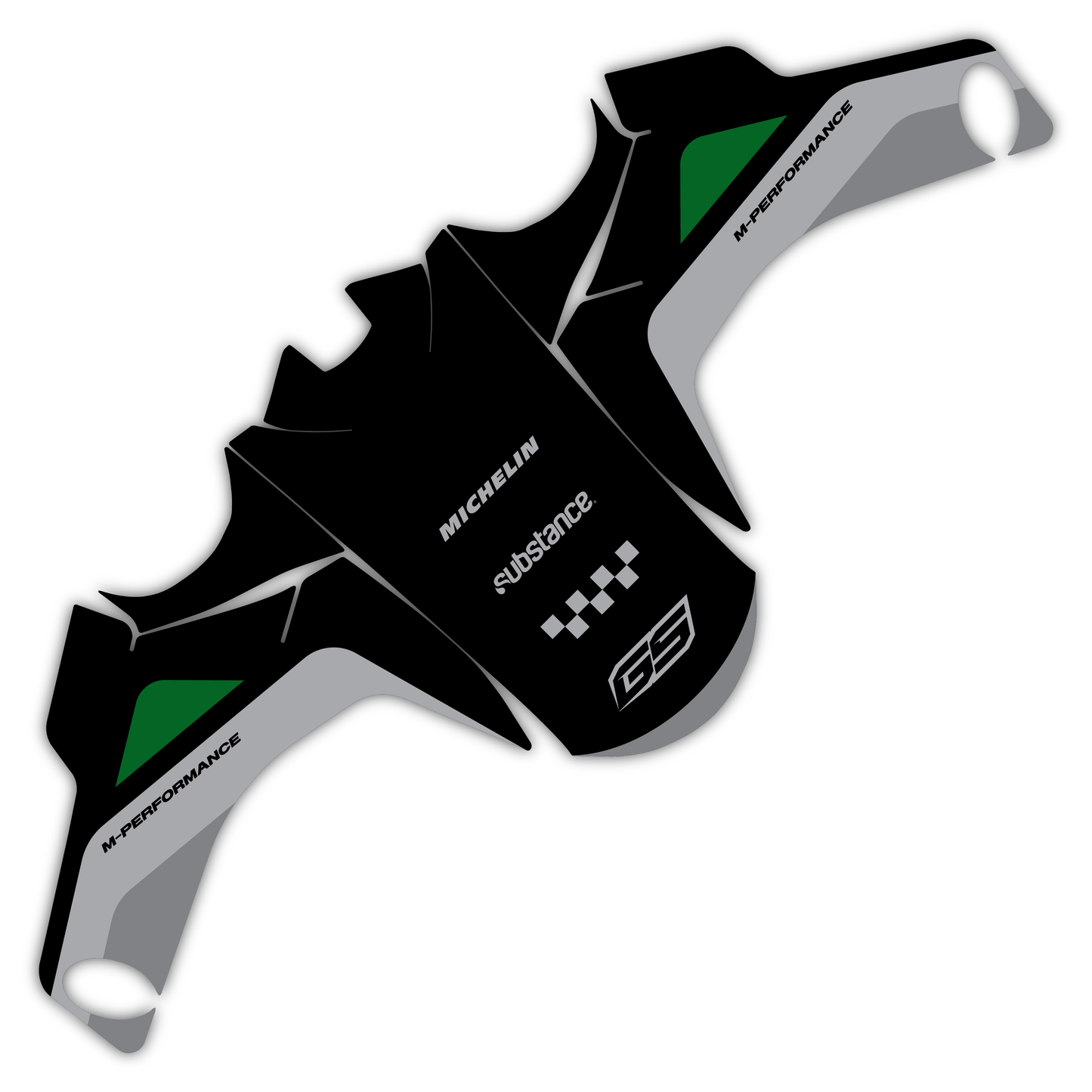 Lower Fork Guard & Front Fender Mudguard Graphics Kit - Fits BMW R 1300 GS 2023-2025