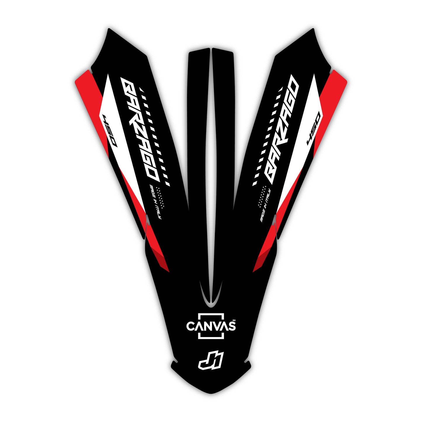 Front Fender Graphics Kit - Fits Fantic XX125, XX250, XXF250, XXF450, XE125, XEF250, XEF450