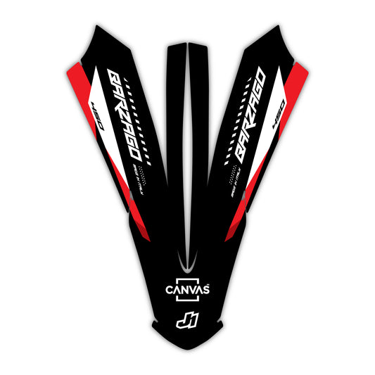 Front Fender Graphics Kit - Fits Fantic XX125, XX250, XXF250, XXF450, XE125, XEF250, XEF450