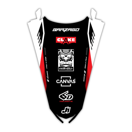 Rear Fender Graphics Kit - Fits Fantic XX125, XX250, XXF250, XXF450, XE125, XEF250, XEF450