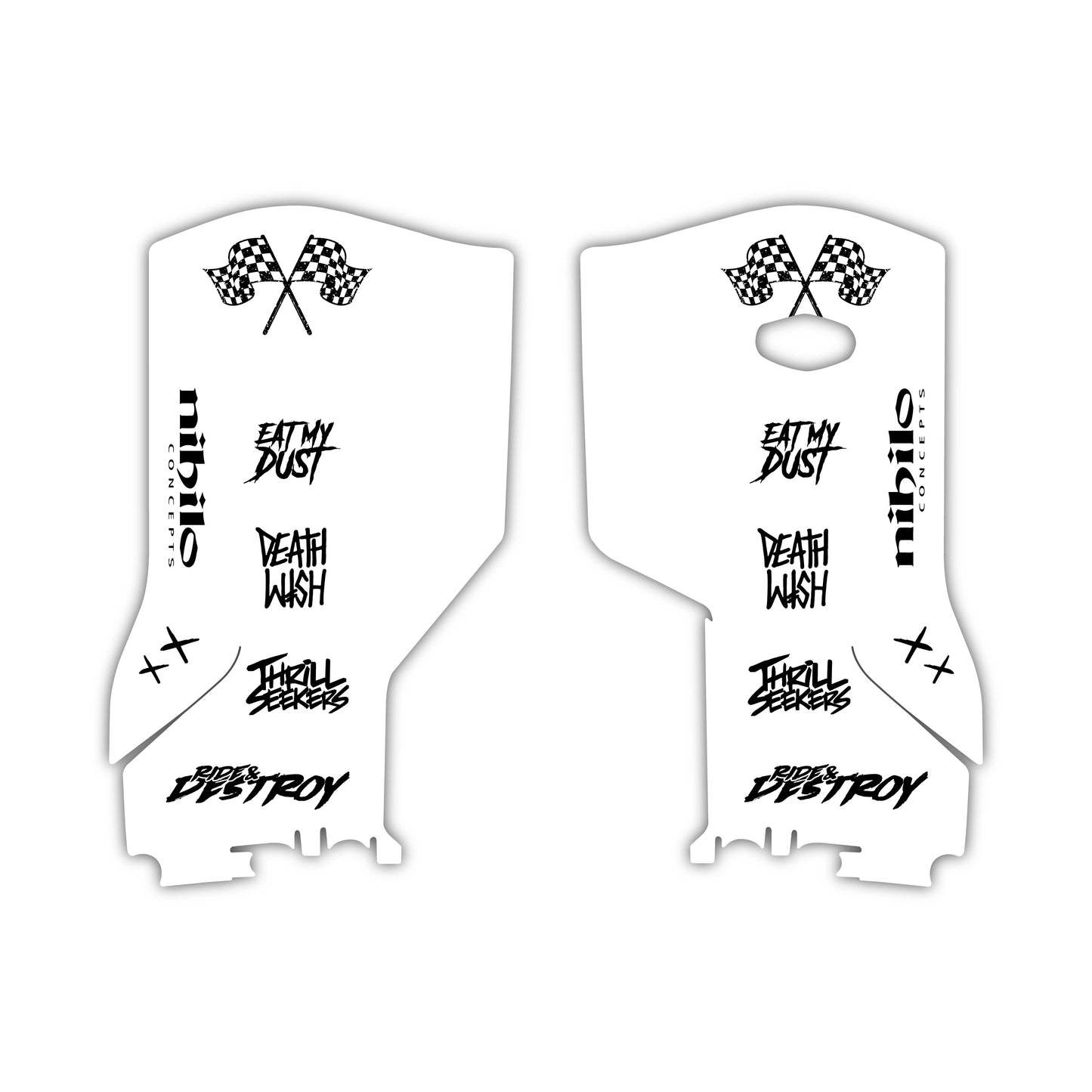 Lower Fork Guard Graphics Kit - Fits GasGas MC 85, MC 125, MC 250F, MC 450F, EX 250F, EX 300, EC 250, EC 300