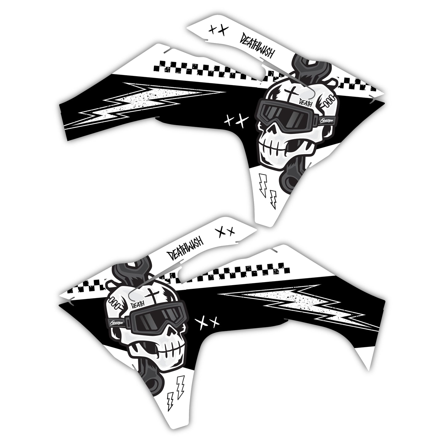 Radiator Shroud Graphics Kit - Fits GasGas MC 85, MC 125, MC 250F, MC 450F, EX 250F, EX 300, EC 250, EC 300