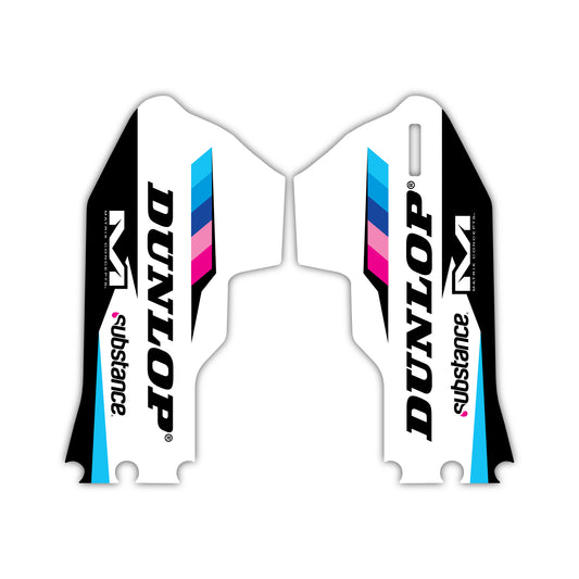 Lower Fork Guard Graphics Kit - Fits Yamaha YZ125, YZ250, YZ250F, YZ450F, WR250F, WR450F