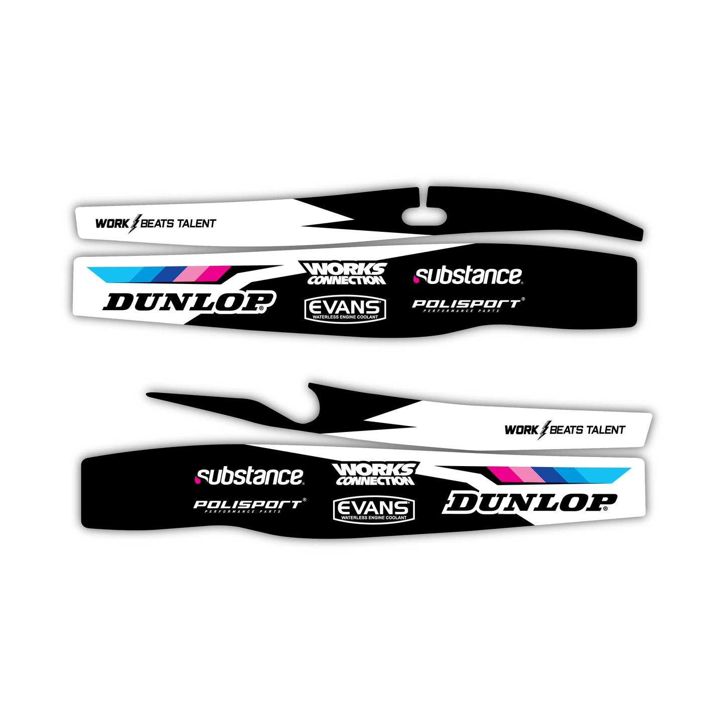 Swingarm Graphics Kit - Fits Yamaha YZ125, YZ250, YZ250F, YZ450F, WR250F, WR450F