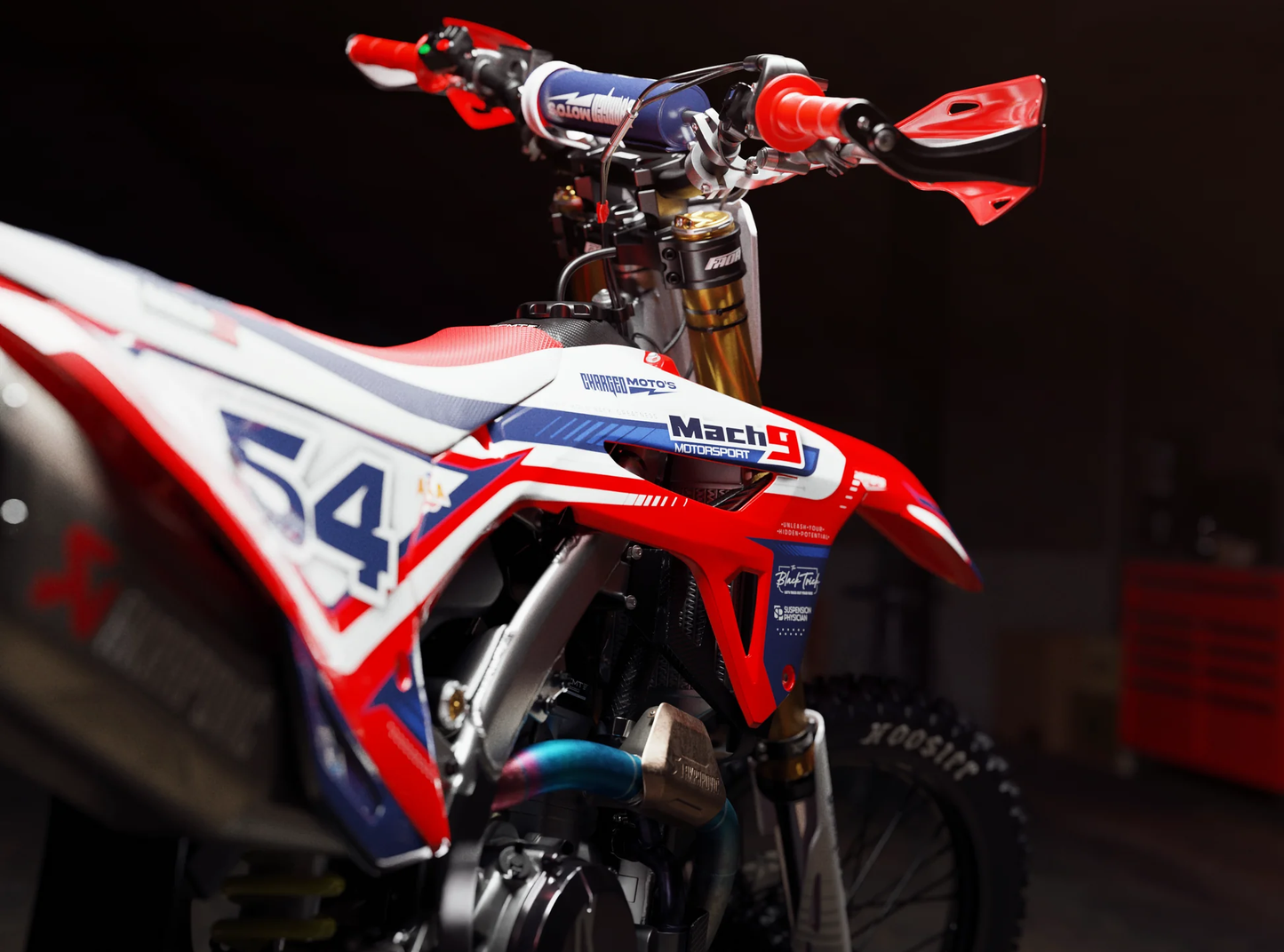 Honda Charged Graphics Kit - CRF50 CRF110 CR125 CR250 CRF250r CRF450r CRF450RL CRF450RX CRF300L