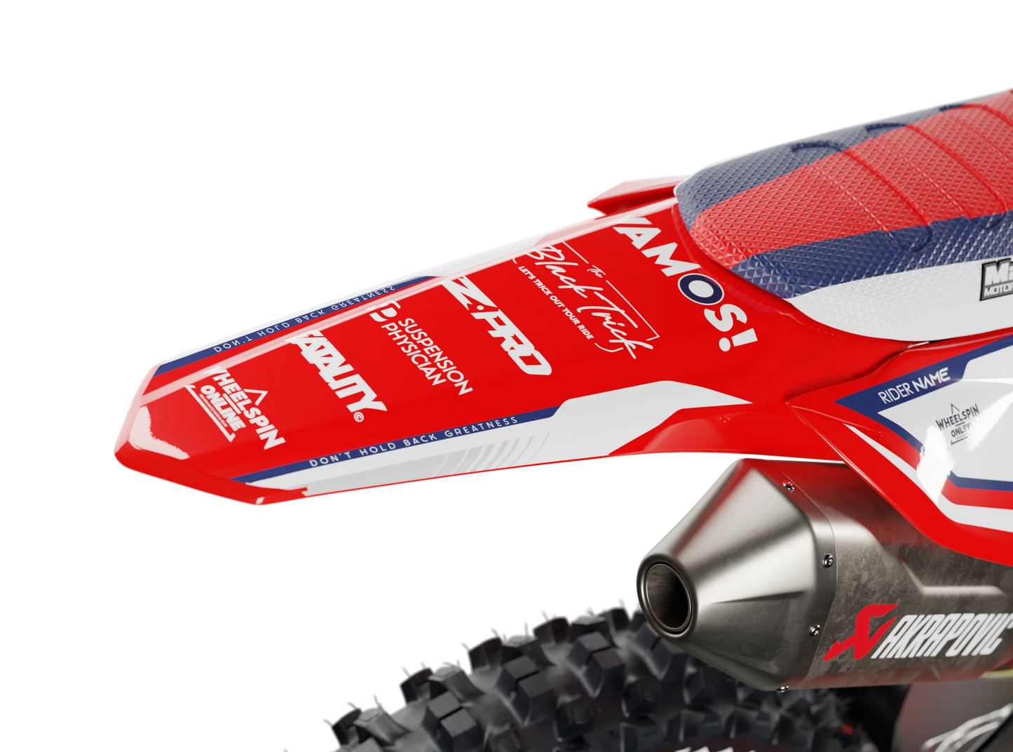 Honda Charged Graphics Kit - CRF50 CRF110 CR125 CR250 CRF250r CRF450r CRF450RL CRF450RX CRF300L