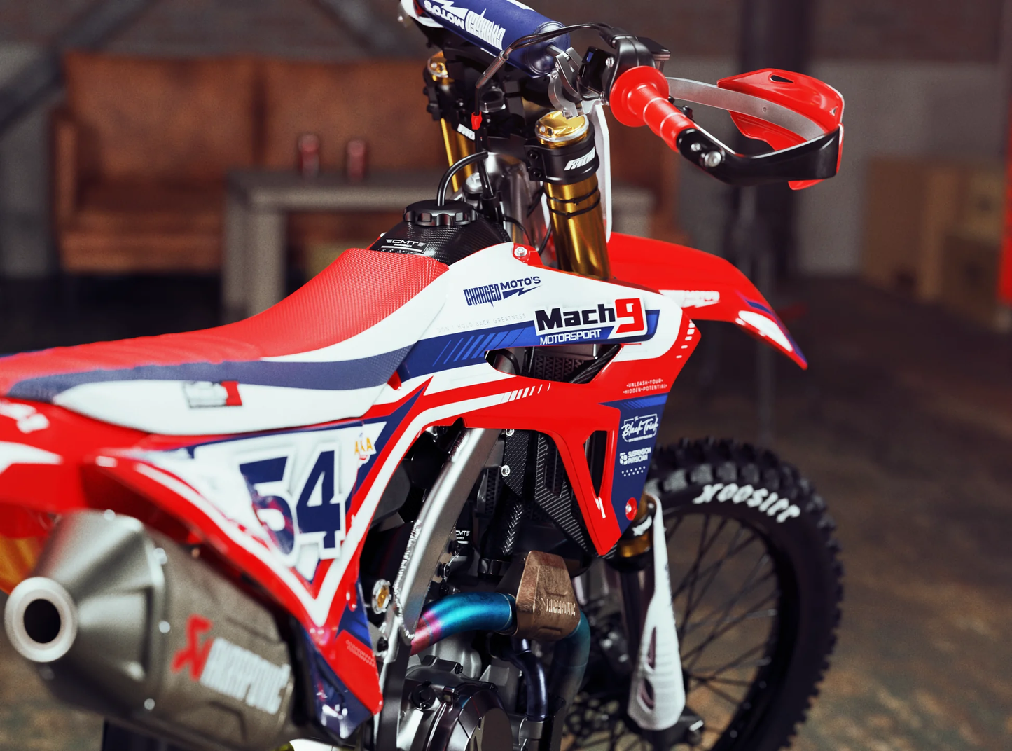 Honda Charged Graphics Kit - CRF50 CRF110 CR125 CR250 CRF250r CRF450r CRF450RL CRF450RX CRF300L
