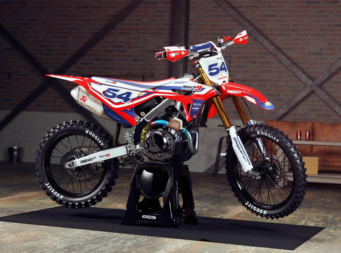 Honda Charged Graphics Kit - CRF50 CRF110 CR125 CR250 CRF250r CRF450r CRF450RL CRF450RX CRF300L