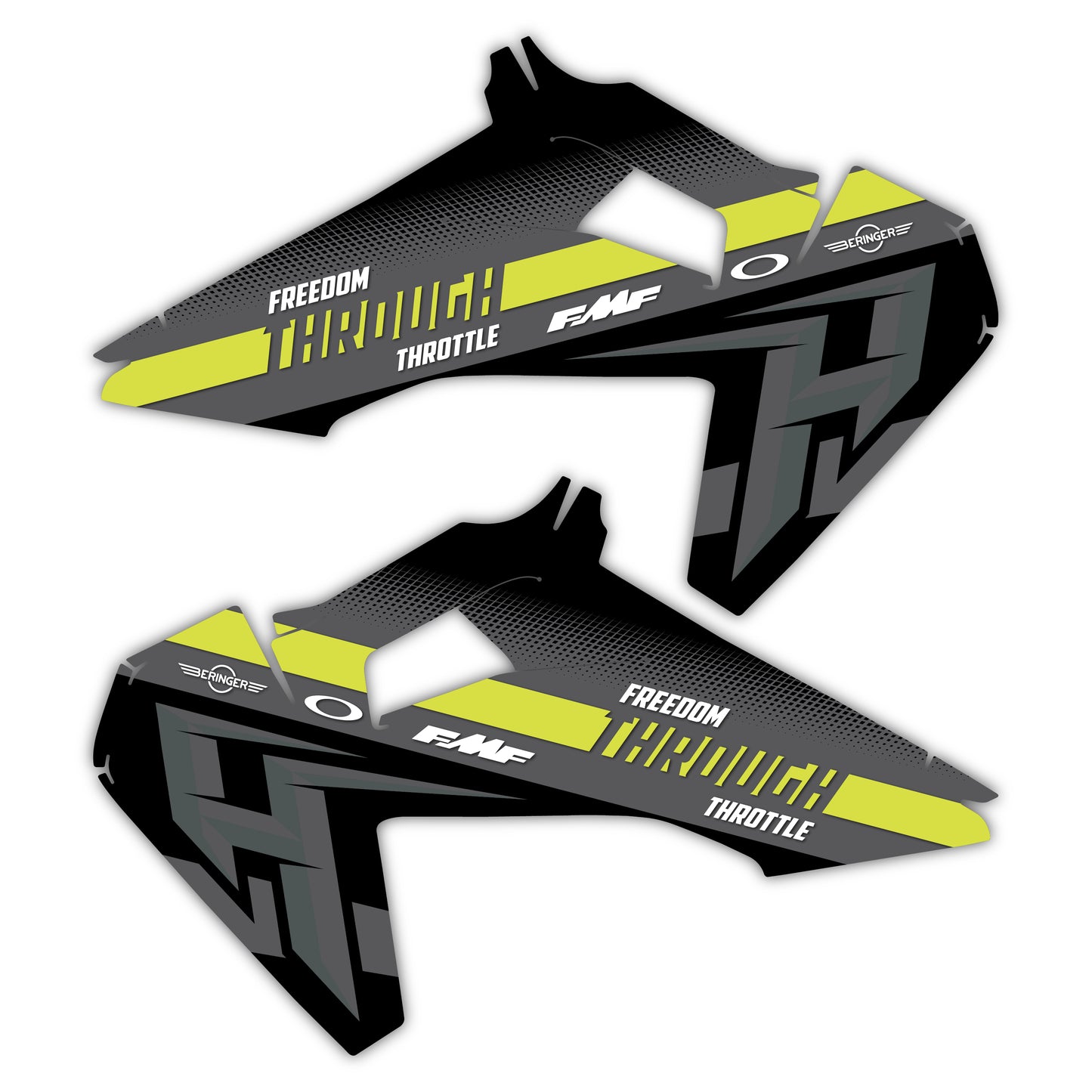 Radiator Shroud Graphics Kit - Fits Husqvarna TC 85, TC 125, FC 250, FC 350, FC 450, TE 300, FE 250, FE 350, FE 501