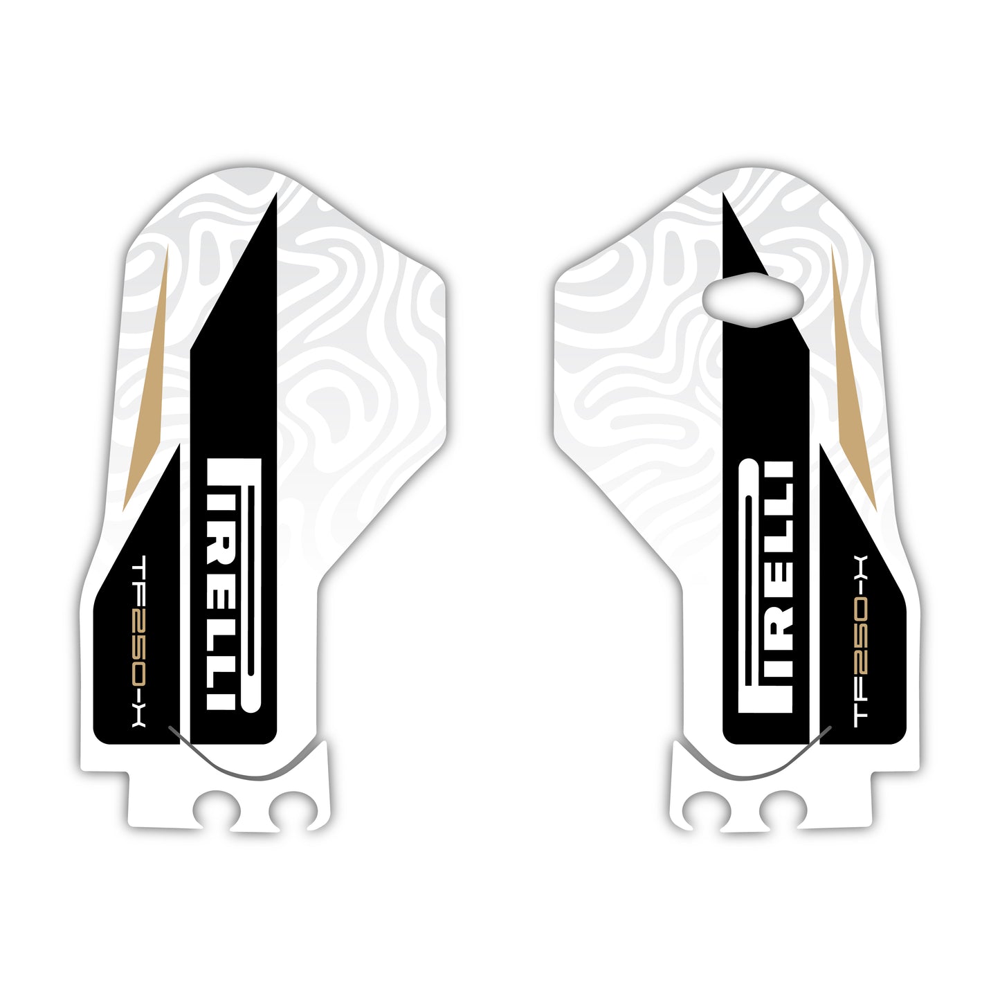 Lower Fork Guard Graphics Kit - Fits Triumph TF 250-X, TF 450-X