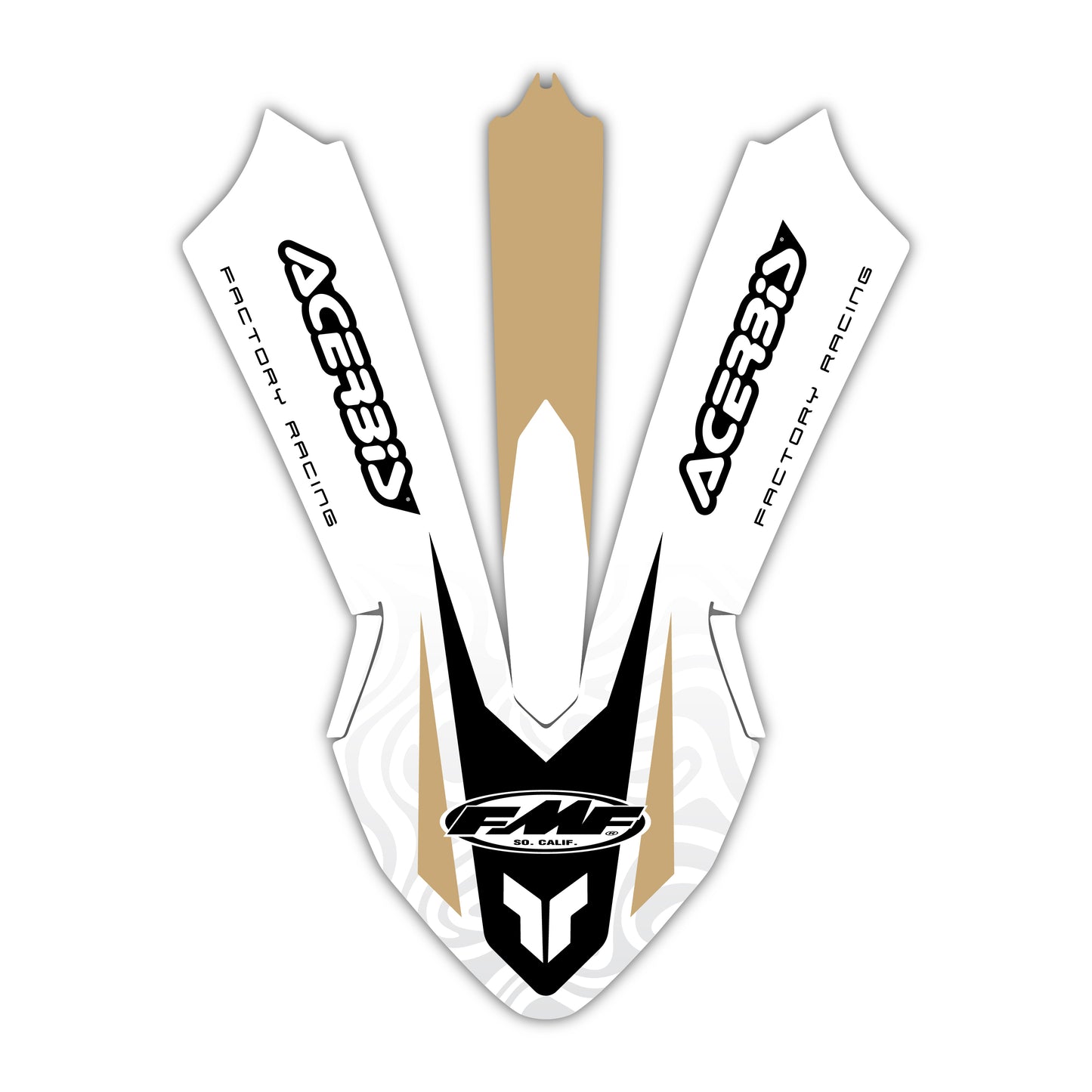 Front Fender Graphics Kit - Fits Triumph TF 250-X, TF 450-X
