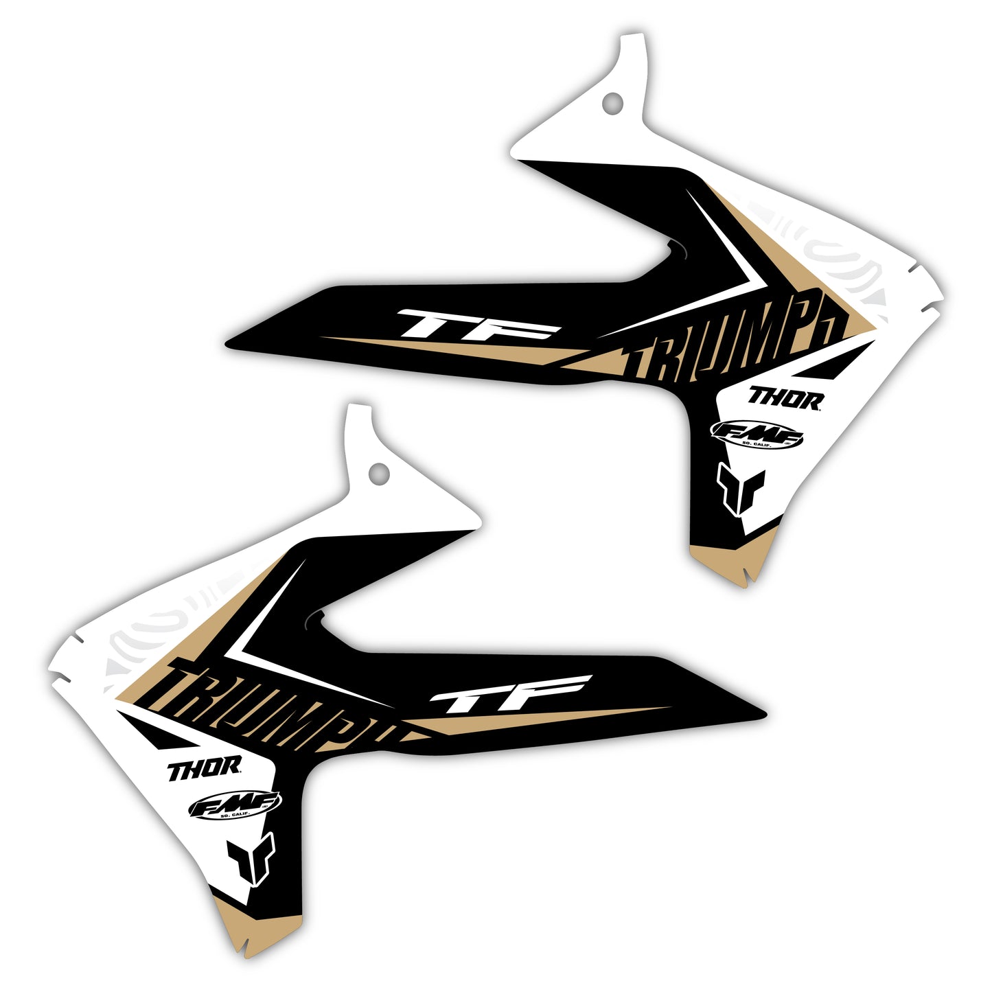 Radiator Shroud Graphics Kit - Fits Triumph TF 250-X, TF 450-X