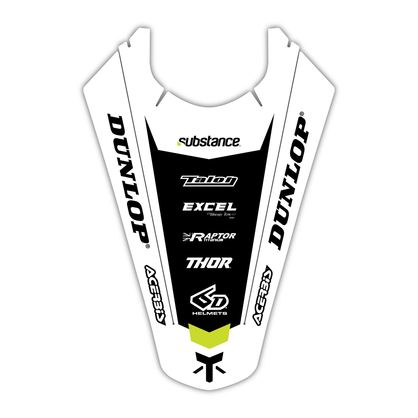 Rear Fender Graphics Kit - Fits Triumph TF 250-X, TF 450-X
