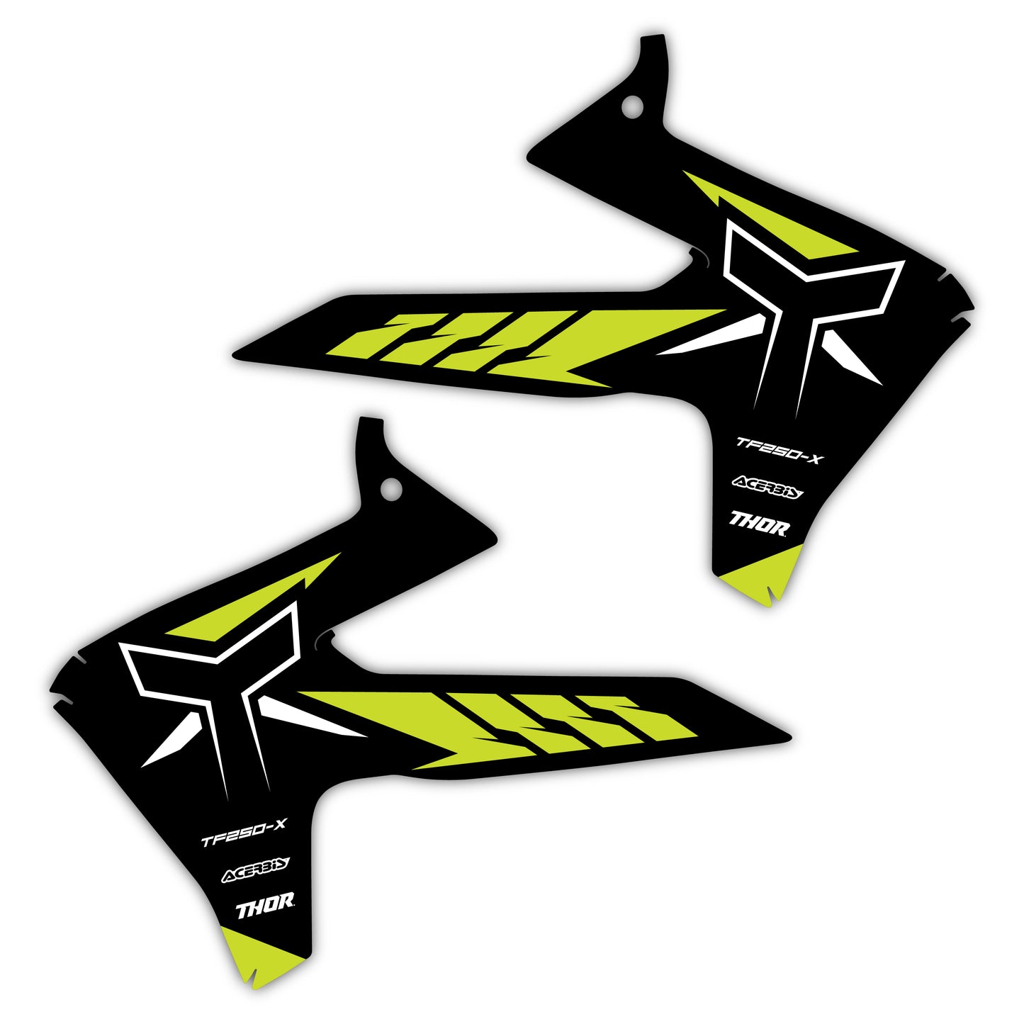 Radiator Shroud Graphics Kit - Fits Triumph TF 250-X, TF 450-X