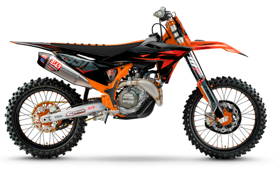 KTM Dark Matter Graphics Kit - SX50 SX65 SX85 SX SXF EXC XC EXCF Six Days 125
