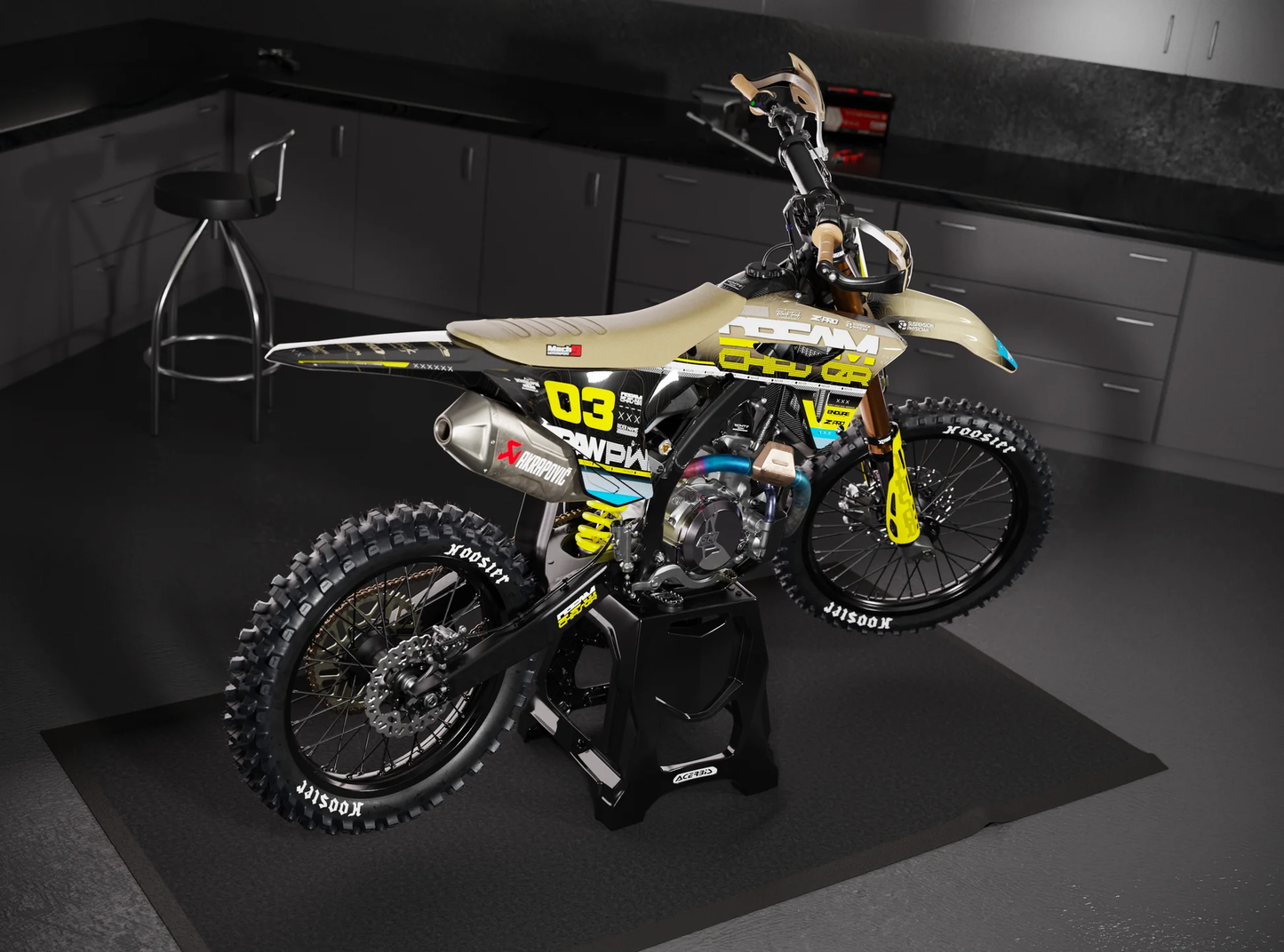 Honda Dream Chaser Graphics Kit - CRF50 CRF110 CR125 CR250 CRF250r CRF450r CRF450RL CRF450RX CRF300L