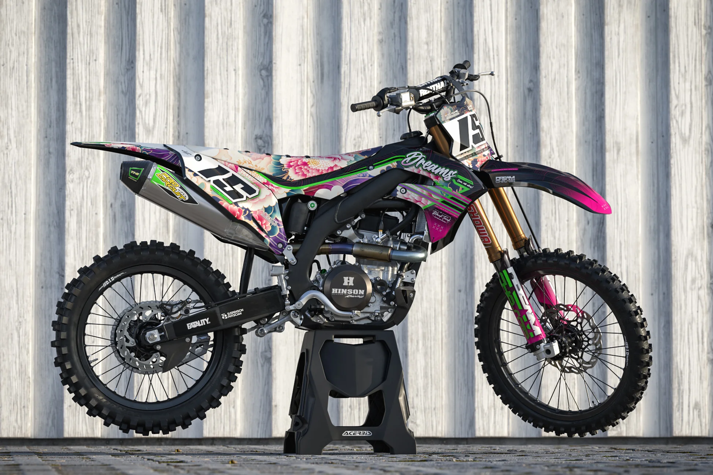 Kawasaki Dreams Graphics Kit - KX65 KX85 KLX110 KX125 KX250 KX250F KX450F