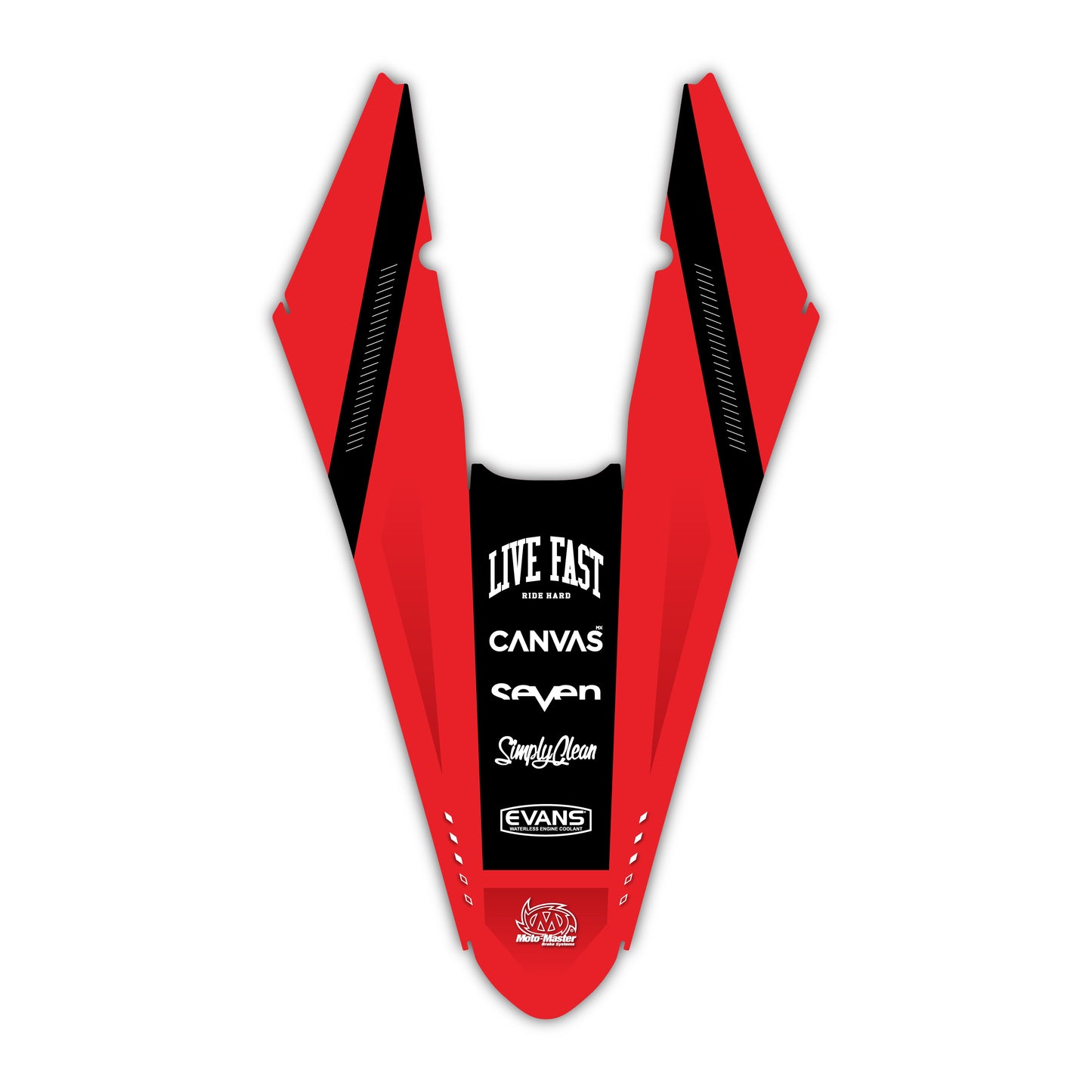 Rear Fender Graphics Kit - Fits GasGas MC 85, MC 125, MC 250F, MC 450F, EX 250F, EX 300, EC 250, EC 300