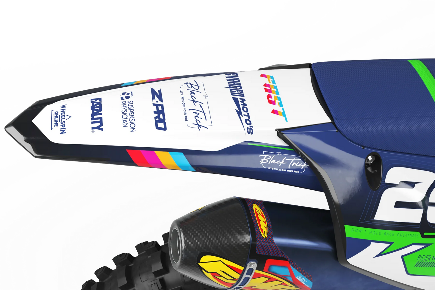 Kawasaki Fastaf Graphics Kit - KX65 KX85 KLX110 KX125 KX250 KX250F KX450F