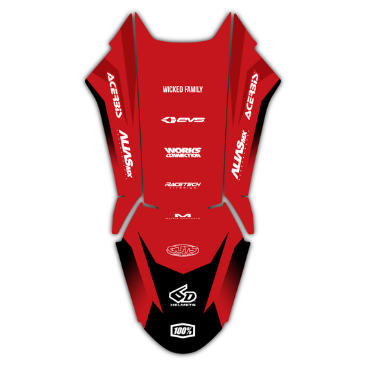 Front Fender Graphics Kit - Fits Ducati Desmo 250 MX 450 MX