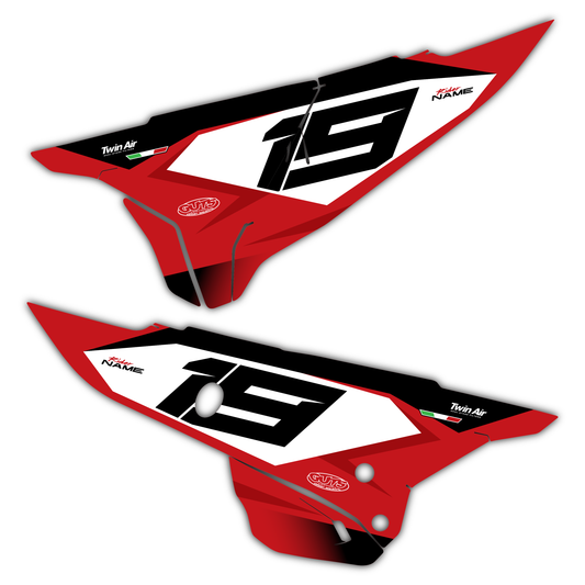 Side Number Plate Graphics Kit - Fits Ducati Desmo 250 MX 450 MX