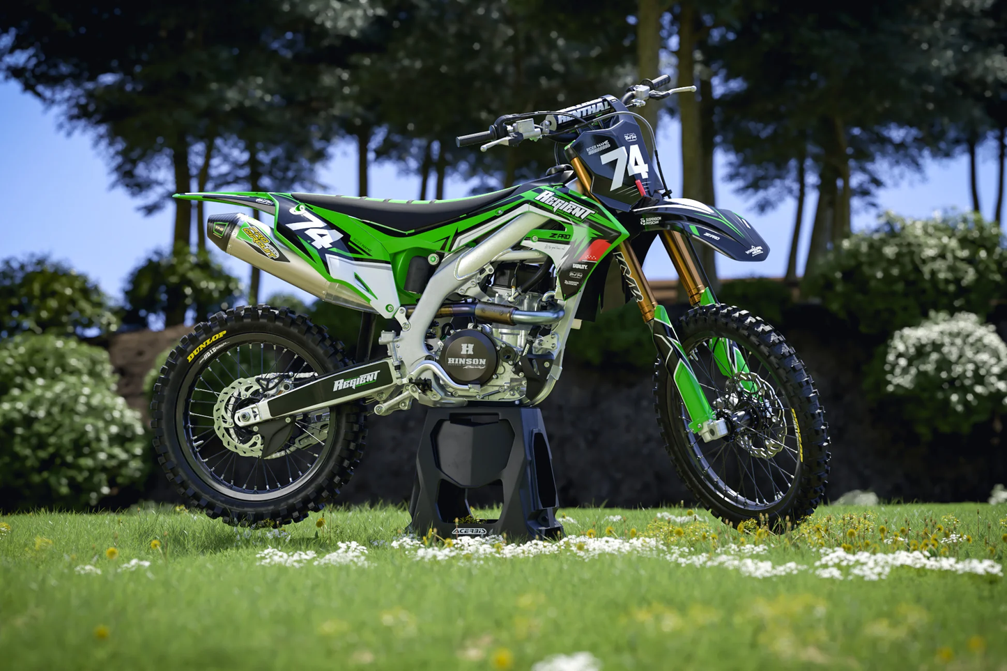 Kawasaki Force Graphics Kit - KX65 KX85 KLX110 KX125 KX250 KX250F KX450F