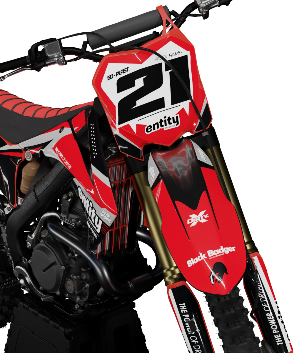 Honda Entity Graphics Kit - CRF50 CRF110 CR125 CR250 CRF250r CRF450r CRF450RL CRF450RX CRF300L