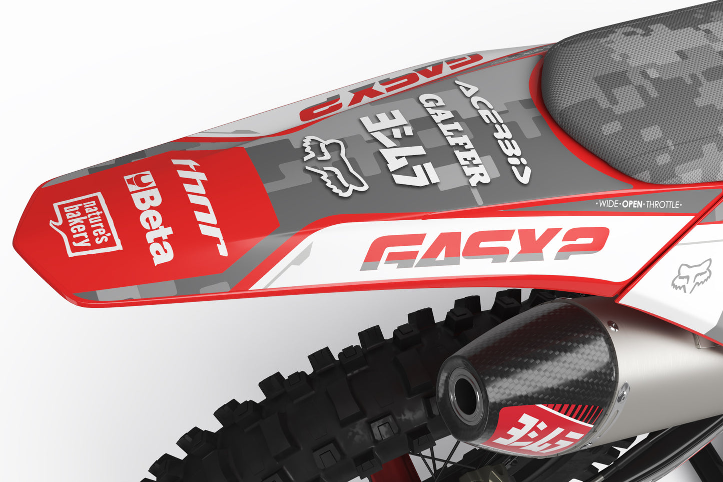 GasGas Cloaked Graphics Kit - MC50 MC65 MC85 SM700 ES700 MC250F MC350F MC450F EC250F EC350F