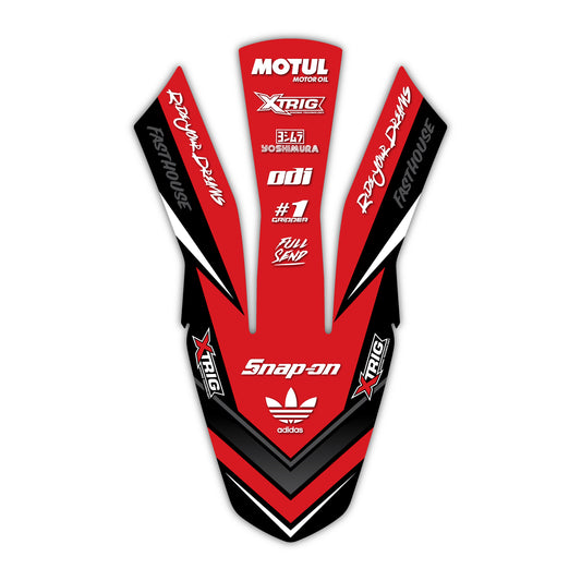 GasGas 2021-23 Front Fender Mudguard Plastic & Graphics Bolt-On kit - MC 125 - MC 250 - EC 250 - EC 300 - MC 250F - EX 250 - EC 250F - EX 250F - EX 300 - MC 350F