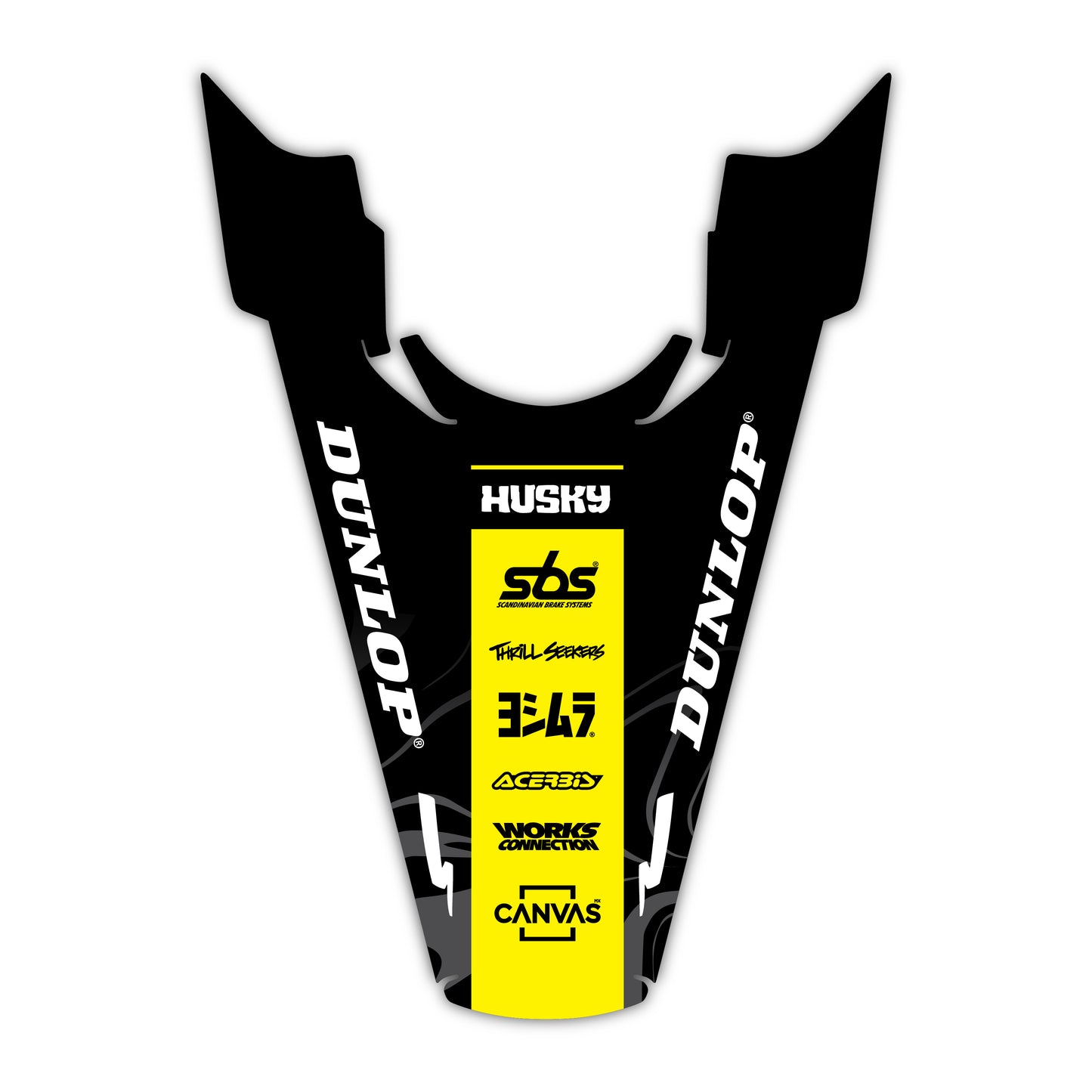 Rear Fender Graphics Kit - Fits Husqvarna TC 85, TC 125, FC 250, FC 350, FC 450, TE 300, FE 250, FE 350, FE 501