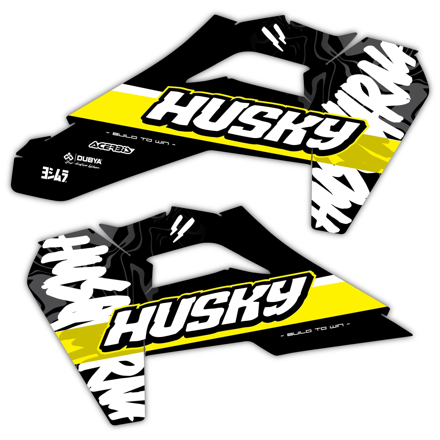 Radiator Shroud Graphics Kit - Fits Husqvarna TC 85, TC 125, FC 250, FC 350, FC 450, TE 300, FE 250, FE 350, FE 501
