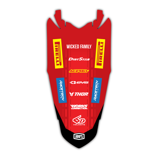 Rear Fender Graphics Kit - Fits Ducati Desmo 250 MX 450 MX