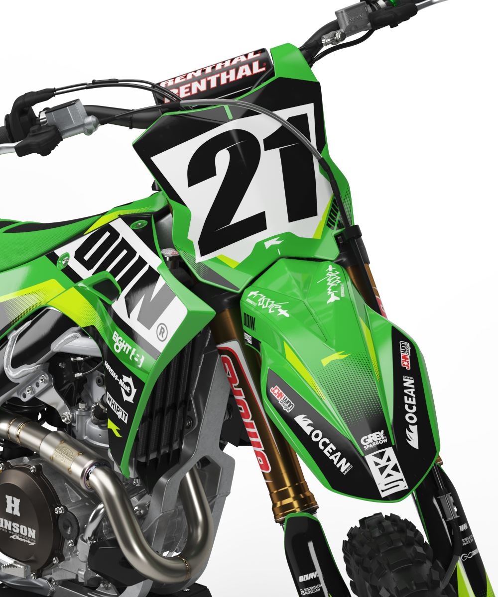 Kawasaki Void Graphics Kit - KX65 KX85 KLX110 KX125 KX250 KX250F KX450F