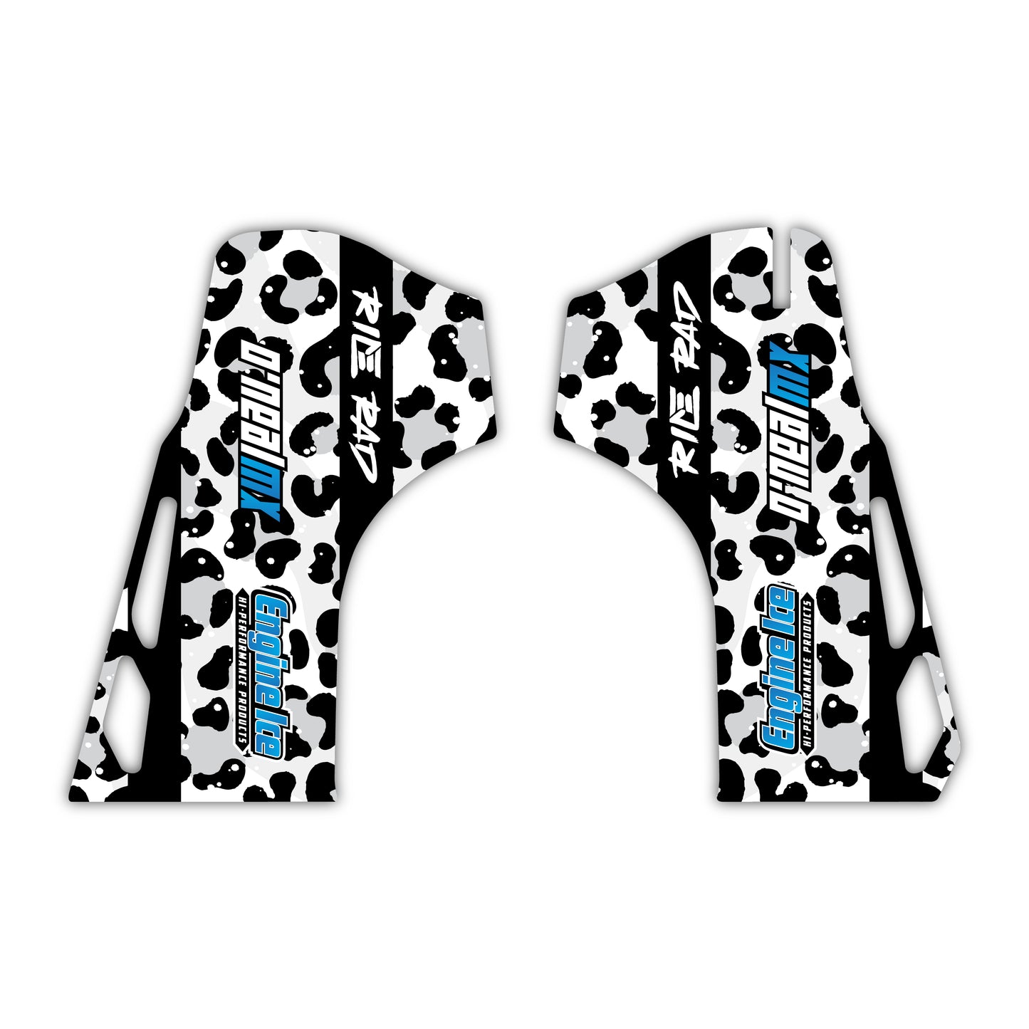 Lower Fork Guard Graphics Kit - Fits Honda CRF250R, CRF450R, CRF450RX, CR125, CR250