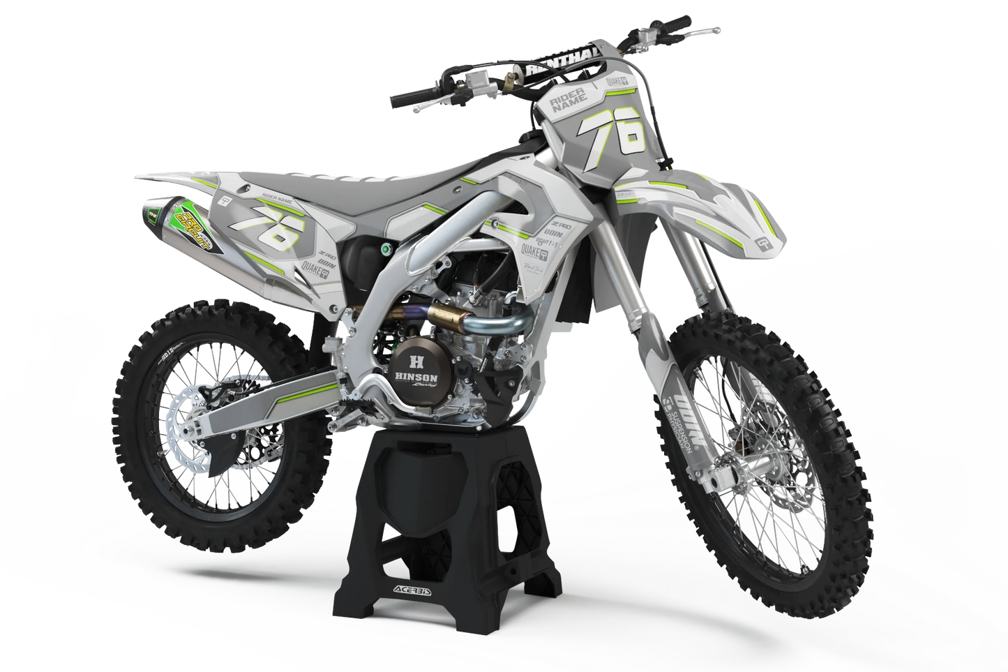 Kawasaki Cyborg Graphics Kit - KX65 KX85 KLX110 KX125 KX250 KX250F KX450F