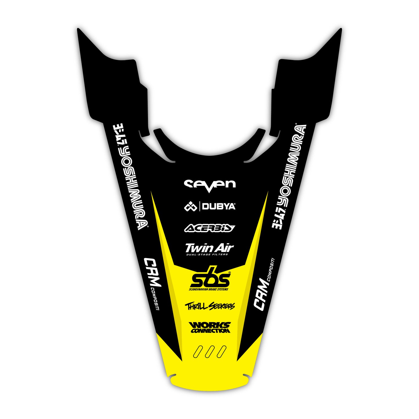 Rear Fender Graphics Kit - Fits Husqvarna TC 85, TC 125, FC 250, FC 350, FC 450, TE 300, FE 250, FE 350, FE 501