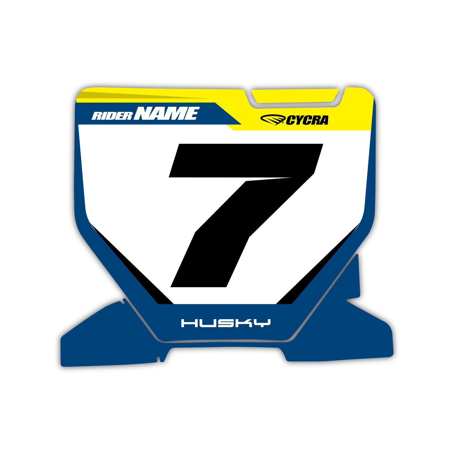Front Number Plate Graphics Kit - Fits Husqvarna TC 85, TC 125, FC 250, FC 350, FC 450, TE 300, FE 250, FE 350, FE 501