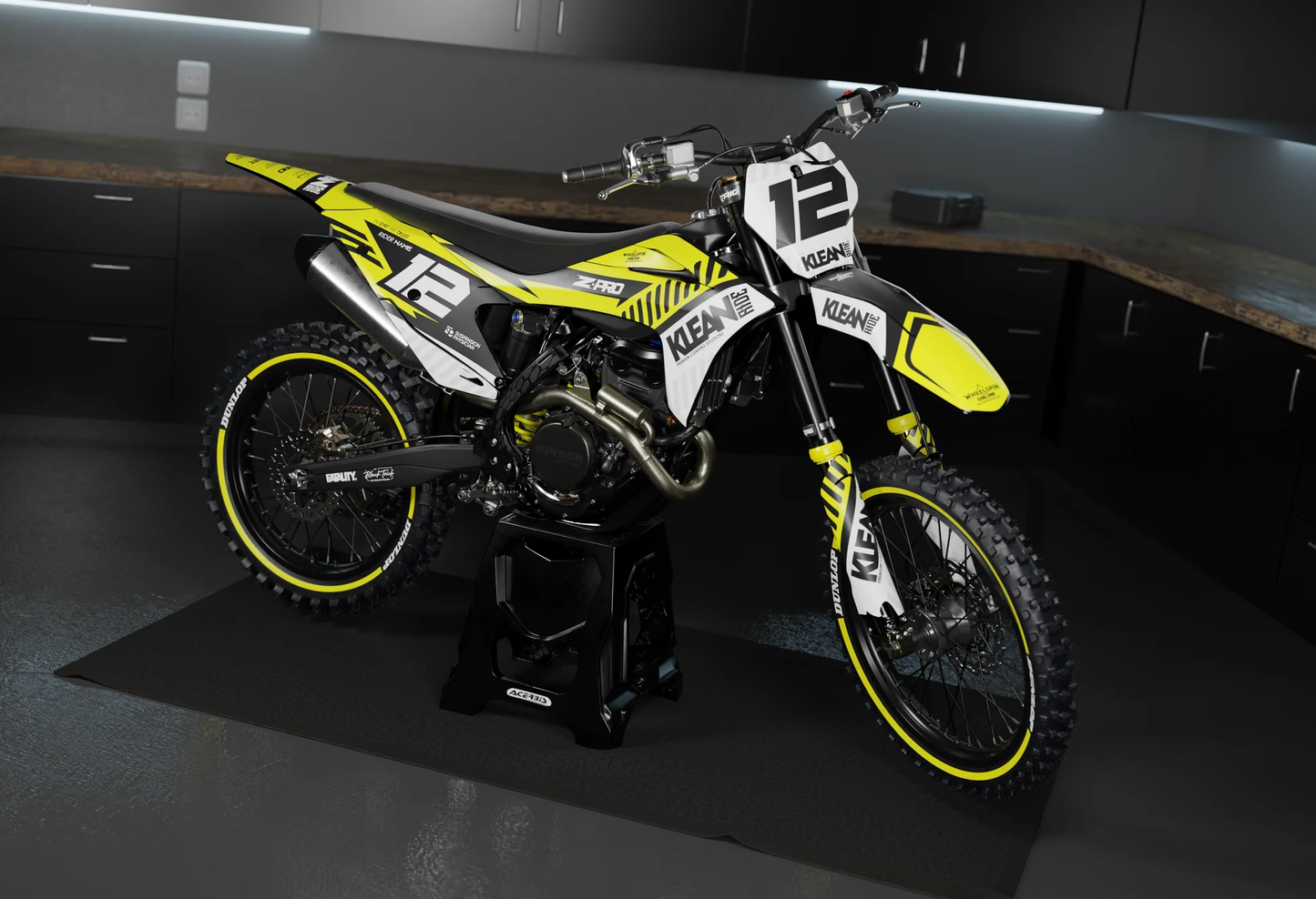 GasGas Klean Graphics Kit - MC50 MC65 MC85 SM700 ES700 MC250F MC350F MC450F EC250F EC350F