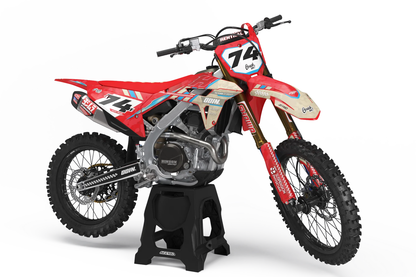 Honda Lagoon Graphics Kit - CRF50 CRF110 CR125 CR250 CRF250r CRF450r CRF450RL CRF450RX CRF300L