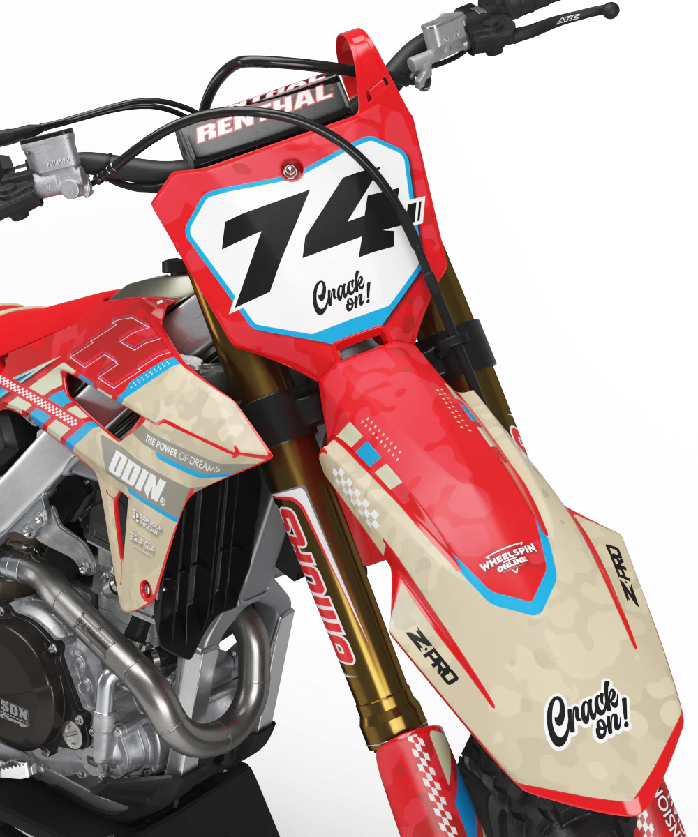 Honda Lagoon Graphics Kit - CRF50 CRF110 CR125 CR250 CRF250r CRF450r CRF450RL CRF450RX CRF300L