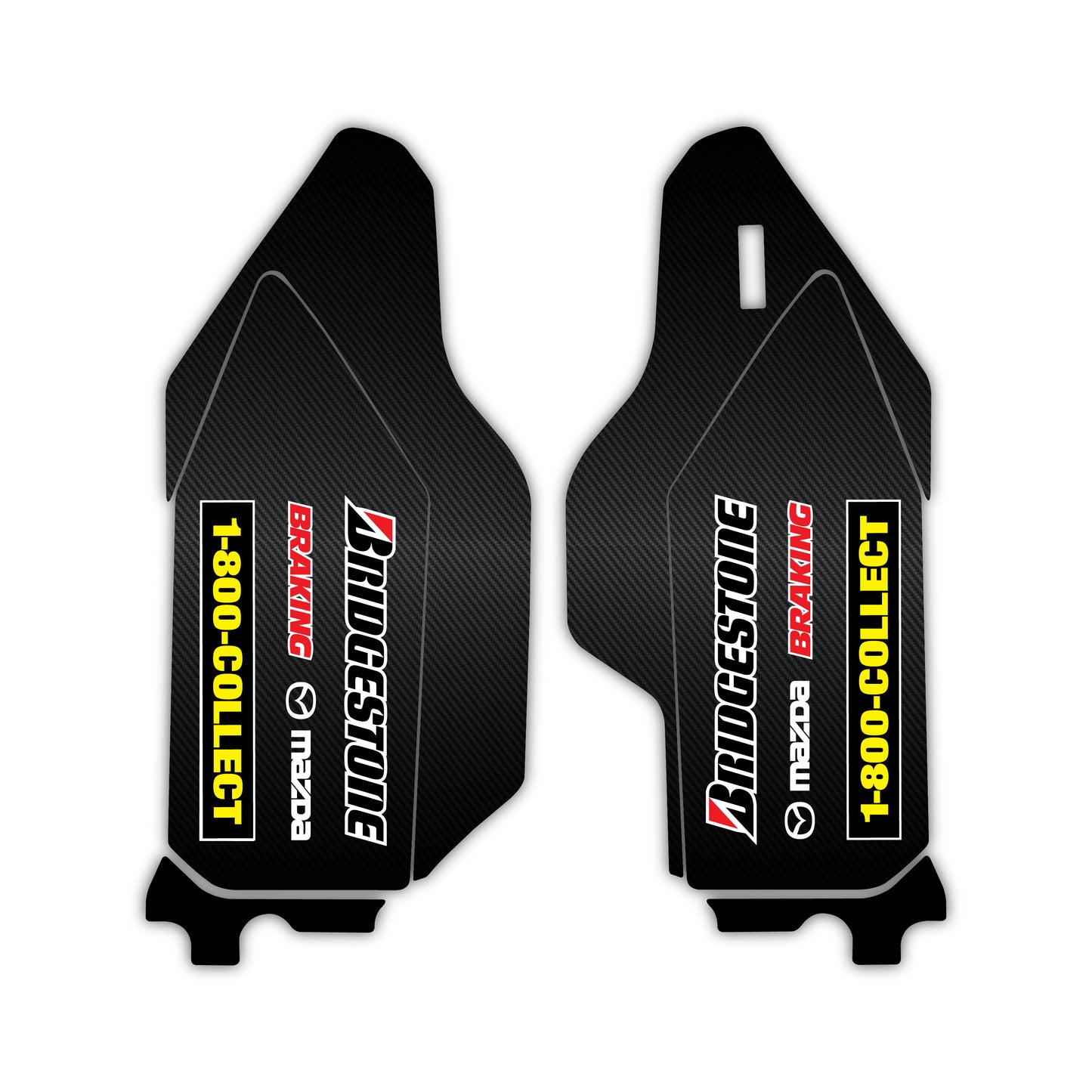 Lower Fork Guard Graphics Kit - Fits Kawasaki KX65, KX85, KX250, KX250F, KX450F, KX450X