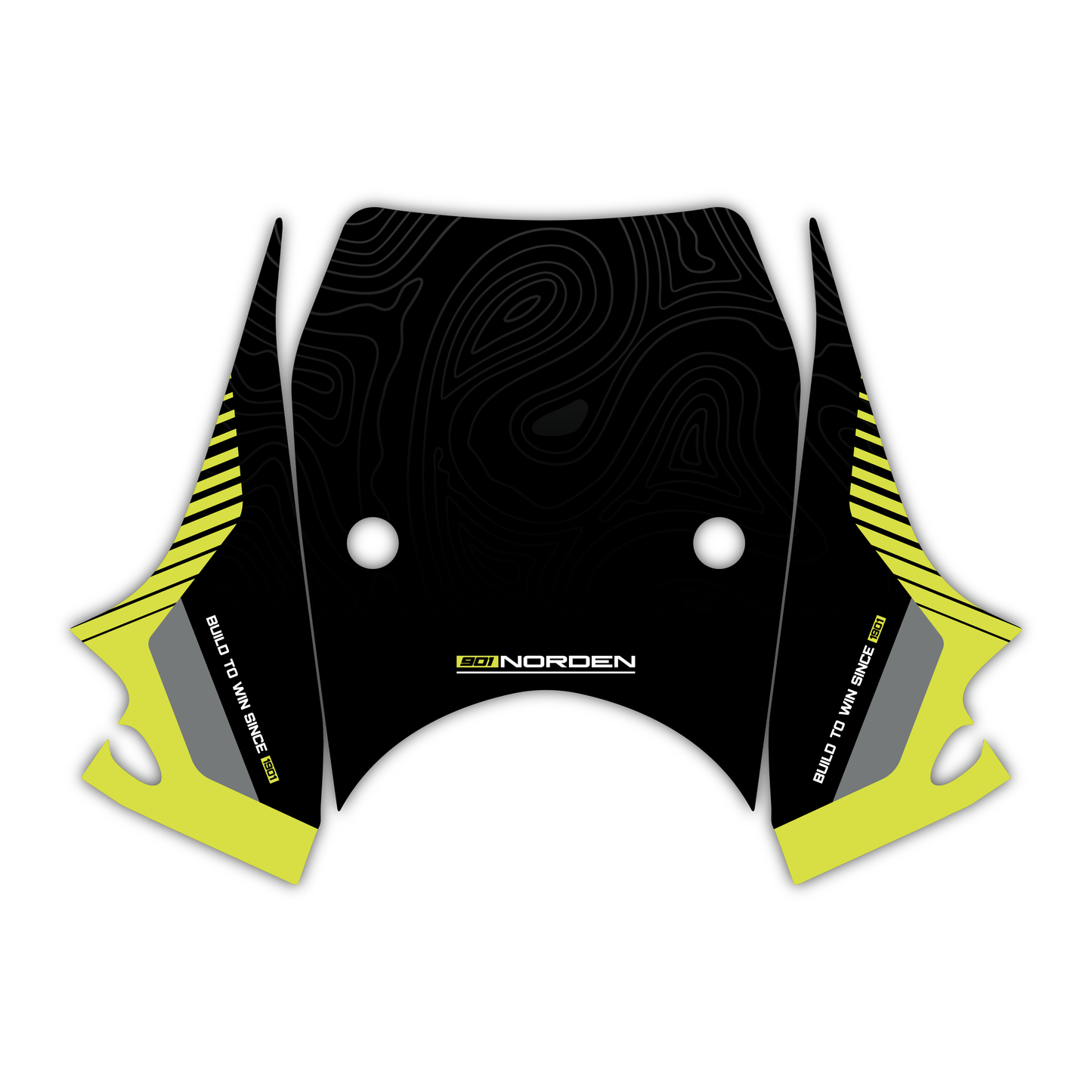 Windshield (full coverage) Graphics Kit - Fits Husqvarna Norden 901