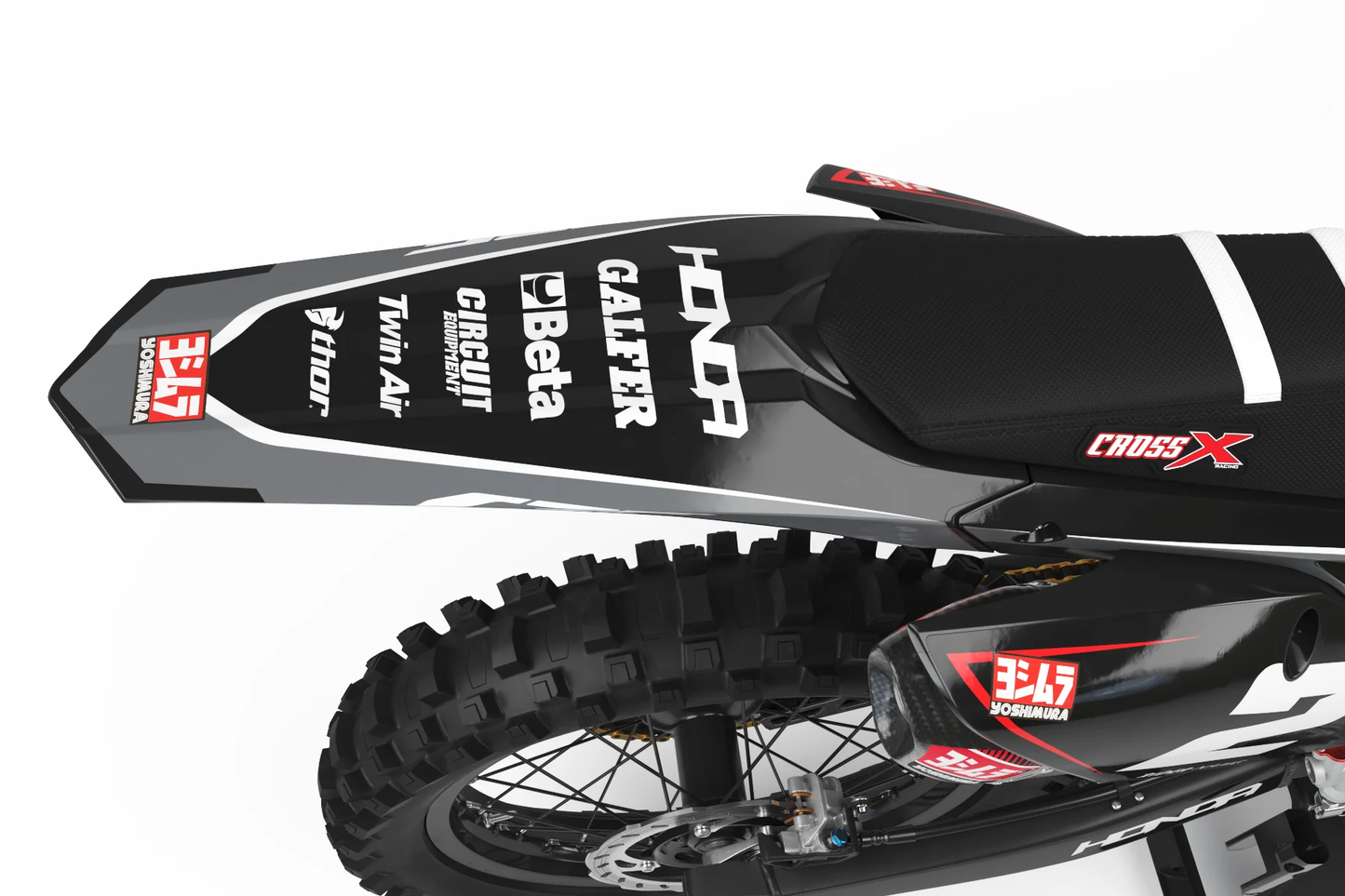 Honda Lightening v4 Graphics Kit - CRF50 CRF110 CR125 CR250 CRF250r CRF450r CRF450RL CRF450RX CRF300L