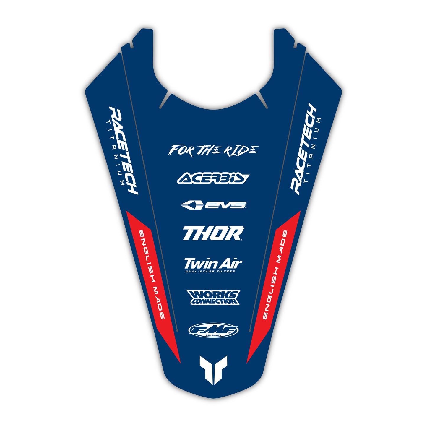 Rear Fender Graphics Kit - Fits Triumph TF 250-X, TF 450-X